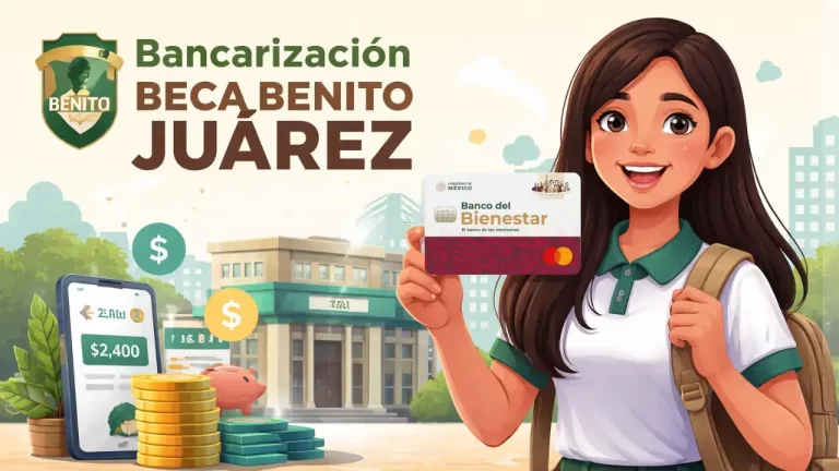 Tarjeta Banco del Bienestar beca Bancarización